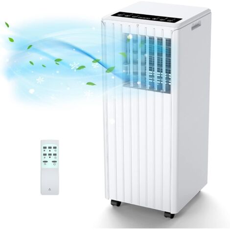 Climatiseur Mobile 7000 BTU (15 M²), 3 En 1 Ventilation, Refroidissement, Déshumidification, Télécommande Et Minuterie, Niveau Sonore ≤ 65 DB