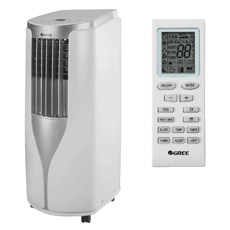 Gree - Climatiseur mobile Shiny 9/R290 2640W Rouge Classe a