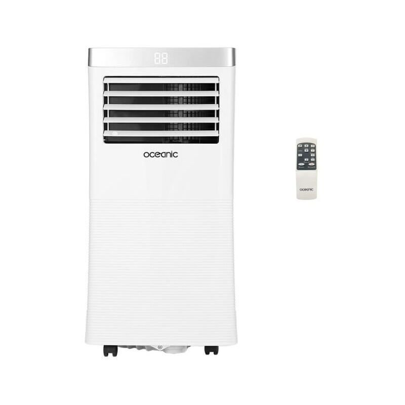 Climatiseur mobile monobloc - OCEANIC - 2930W - 10000 BTU - Programmable - Classe energetique A