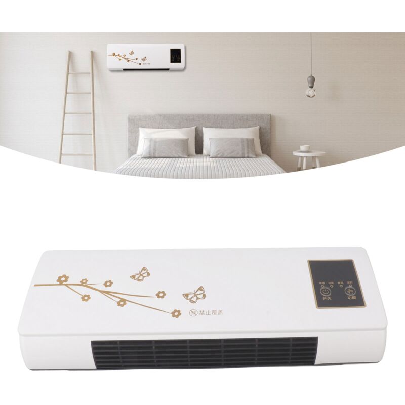 Sjlerst - Climatiseur mural avec télécommande programmable, Machine de refroidissement et de chauffage électrique portable mini pour la chambre à