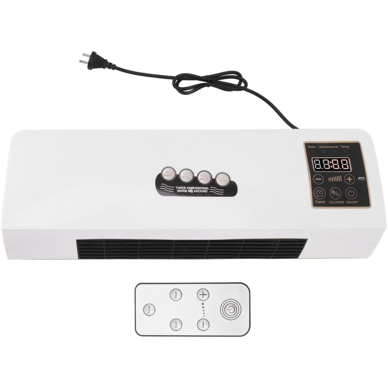 Shining House - Climatiseur Mural Portable 220V – Ventilation Chaude pour Salle de Bain