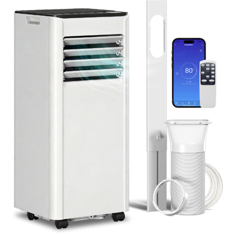 Climatiseur portable 9000 BTU climatisation déshumidificateur ventilateur mode nuit