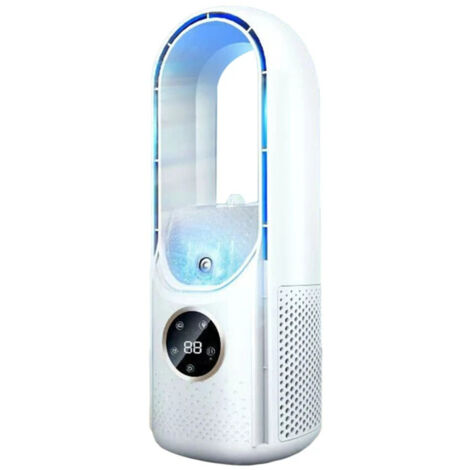 Climatiseur portable, climatiseur rafraîchissant, ventilateur de refroidissement alimenté par USB - 6 niveaux d'humidité et vitesses pour la maison/chambre/bureau, type 1