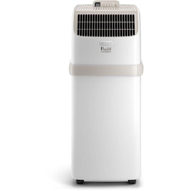 Delonghi – Climatiseur mobile réversible 8300 BTU – Capacité de refroidissement jusqu'à 60 m³ – Télécommande et affichage LCD – Déshumidification intégrée