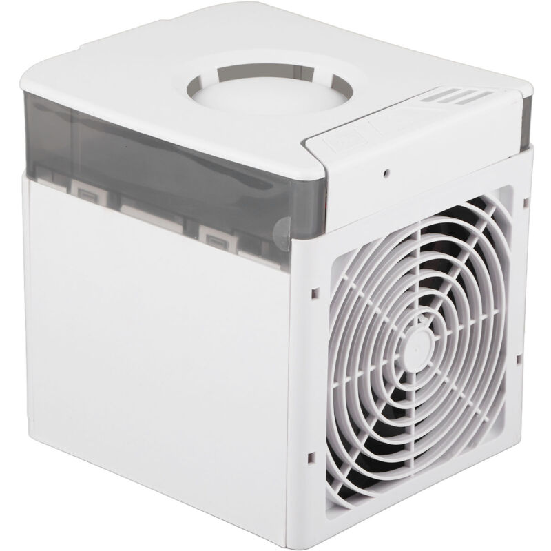 Climatiseur Portable Mini refroidisseur d'air usb Mini climatiseur personnel avec brume 7 couleurs de lumière pour chambre bureau Camping