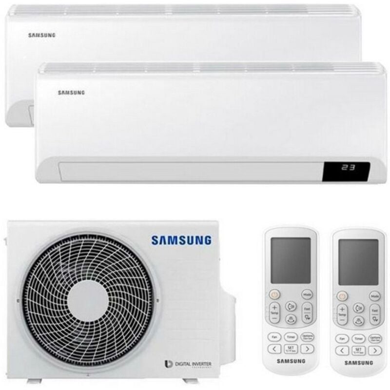 Climatiseur réversible dual split Samsung Wind Free Comfort AR09 + AR12 9000 BTU + 12000 BTU