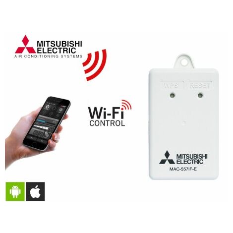 Mitsubishi Electric – Climatiseur réversible Mono-split MAC567IFE – 0.287 kW – Classe A++ – Télécommande WiFi pour contrôle à distance – Idéal pour espaces jusqu'à 25m²