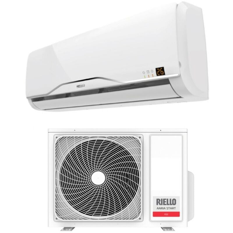 Riello - climatiseur inverter aaria start 12000 btu amw35st r-32 classe a++ wi-fi en option