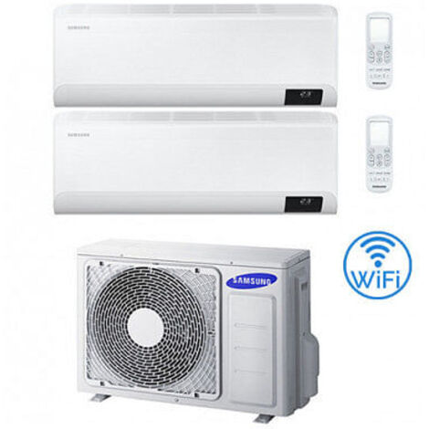 Climatiseur Samsung WINDFREE AVANT R32 Wifi Dual Split Inverter 9000 + 9000 BTU avec E.U. AJ040TXJ2KG/EU NOUVEAU Classe A+++/A++