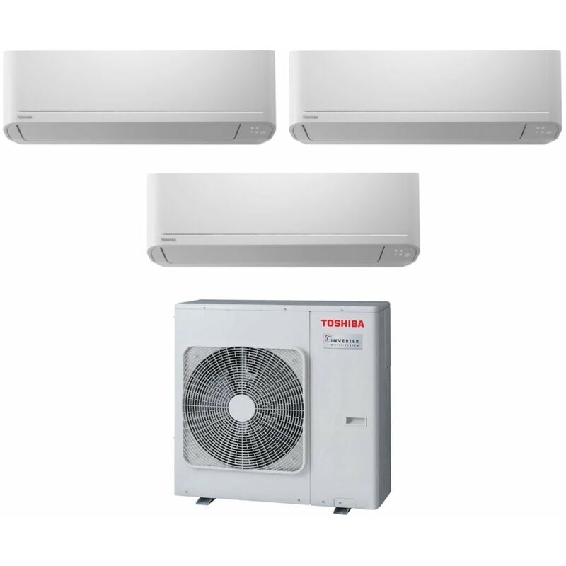 Toshiba - Climatiseur Trial Split rèversible rèversible seiya 10+10+13 (9+9+12) RAS-3M26U2AVG-E R-32 Wi-Fi Optional 10000+10000+13000