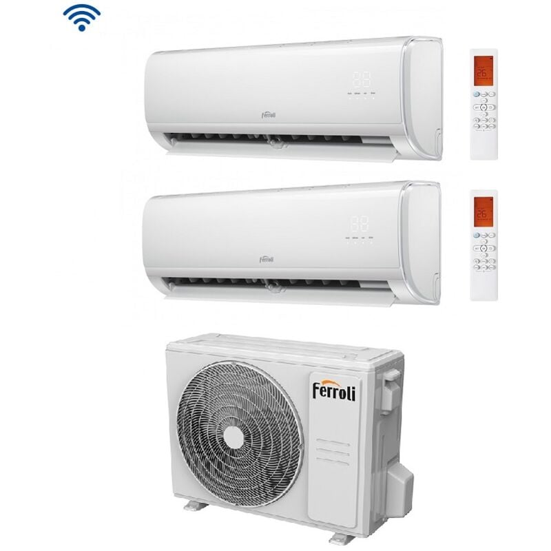 Climatiseur trial split Ferroli giada m 9000+9000+12000 btu 21-3 wi-fi