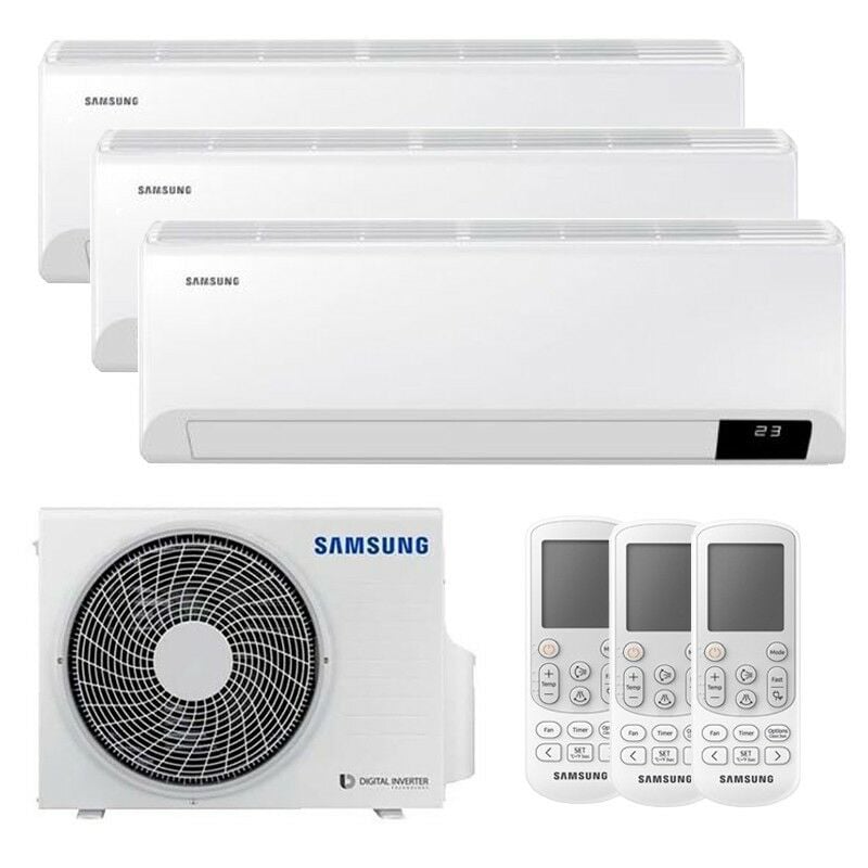 Samsung - Climatiseur Trial Split cebu 9000+12000+12000BTU wifi Inverter R32 a++
