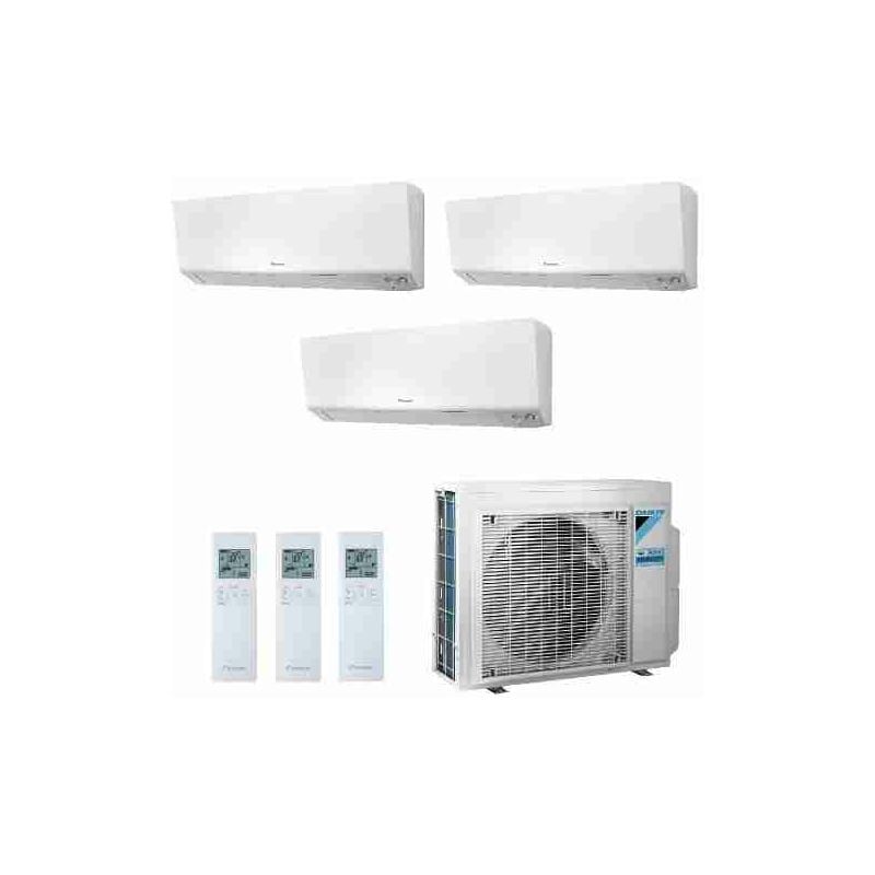 Daikin - Climatiseur réversible Tri-split Perfera 3MXM52A + FTXM25R + FTXM35R+FTXM35R 9000+12000+12000 btu a+++