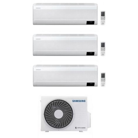 Climatiseur Trialsplit Windfree avant 9000 + 12000 + 12000 Btu avec gaz R32 Wifi - Samsung