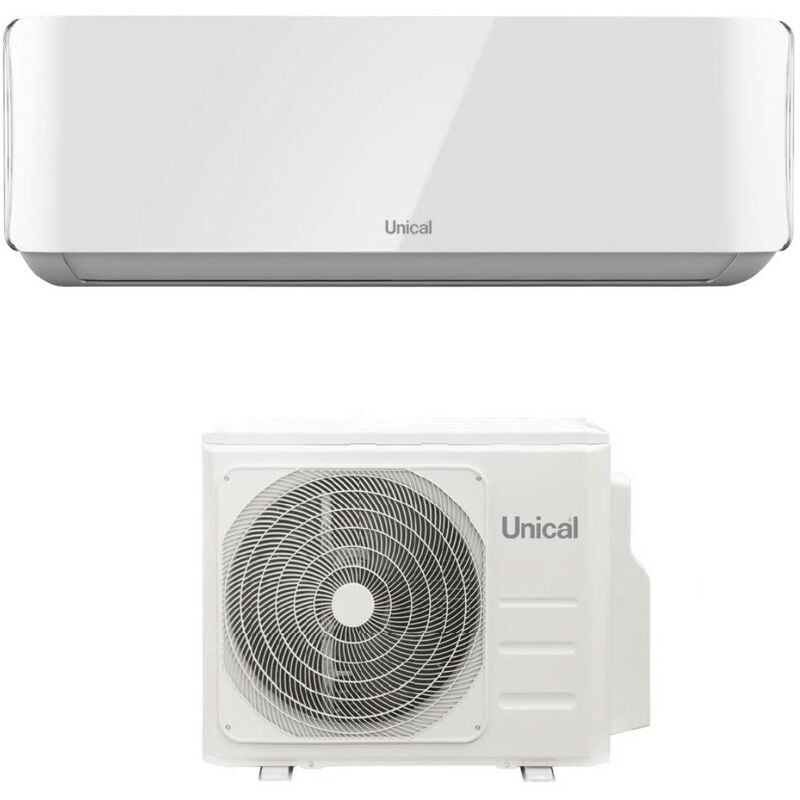 Climatiseur Unical rèversible Mono Split series AIR CRISTAL 13000 Btu KMUN 13H R-32 Wi-Fi Optional