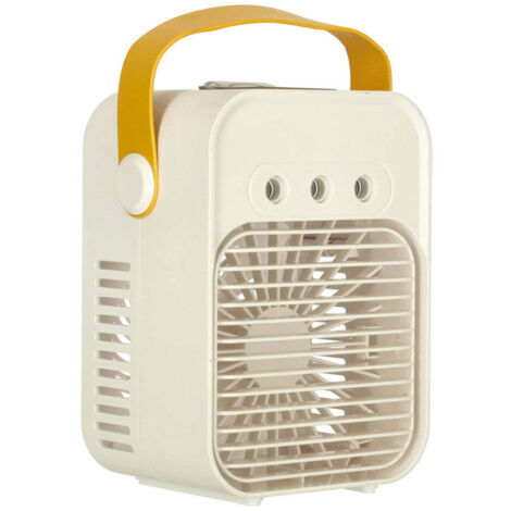 Climatiseur ventilateur de bureau humidificateur USB blanc