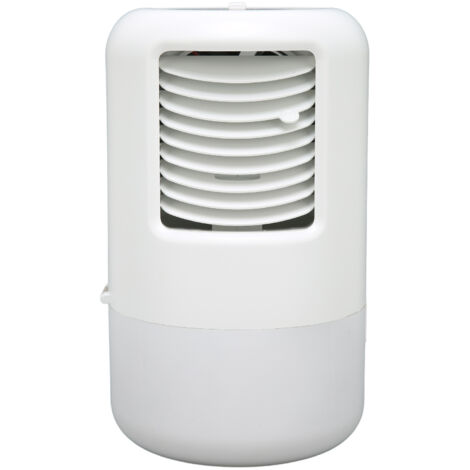 Climatiseur Ventilateur Portable 500ml Fonction Veilleuse Minuterie Faible Bruit 3 Vitesses 100‑240V Prise EU