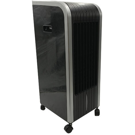 Climatizador 5 en 1 digital portátil black-Cool. Climatizador, Evaporativo, Calefactor, Ventilador, Humidificador, Ionizador Portátil - Frío 80W - Calor 1000W - 2000W - Negro
