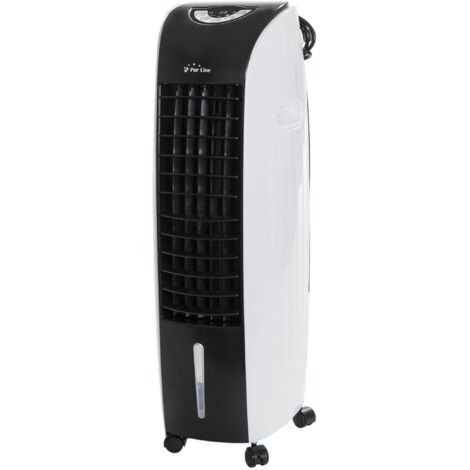 Climatizador evaporativo de bajo consumo con mando a distancia - Negro