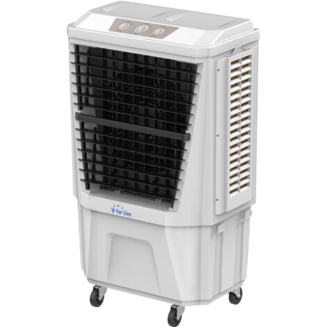 Climatizador evaporativo de gran caudal con temporizador y 3 velocidades - Blanco