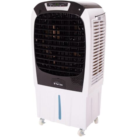 Climatizador evaporativo gran caudal con mando a distancia y ruedas