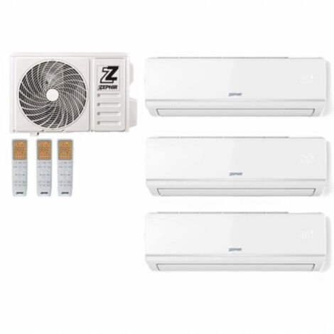 Climatizzatore condizionatore a parete A++ con motore e 3 telecomandi 9+9+12 wifi MY25