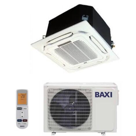 Climatizzatore Condizionatore Baxi Inverter a Cassetta 12000 Btu RZGBK35 R-32 Wi-Fi Optional con Telecomando e Pannello Incluso - Novità