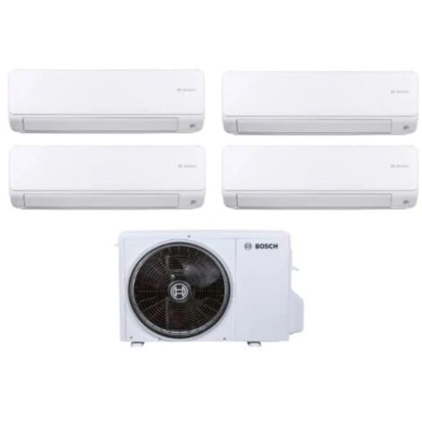 Climatizzatore Condizionatore Bosch Quadri Split Inverter serie CLIMATE 6000i 9+9+9+9 con CL5000M 105/4 E  R-32 Wi-Fi Optional 9000+9000+9000+9000
