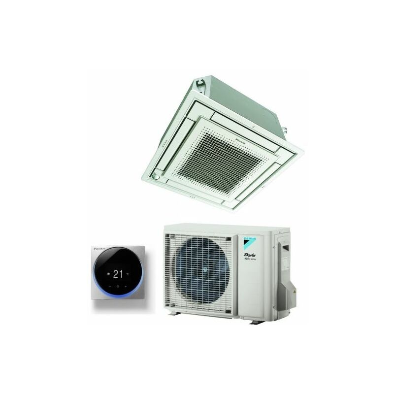 Climatizzatore Condizionatore Daikin a Cassetta Fully Flat 12000 BTU FFA35A9 + RZAG35A R-32 Wi-Fi Optional con Comando a Filo e Griglia Inclusi