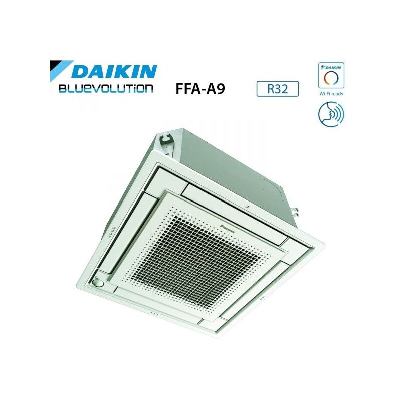 Daikin - Climatizzatore Condizionatore a Cassetta Fully Flat 9000 Btu FFA25A9 R-32 Wi-Fi Optional con Griglia Inclusa Classe a++/a+ - Garanzia