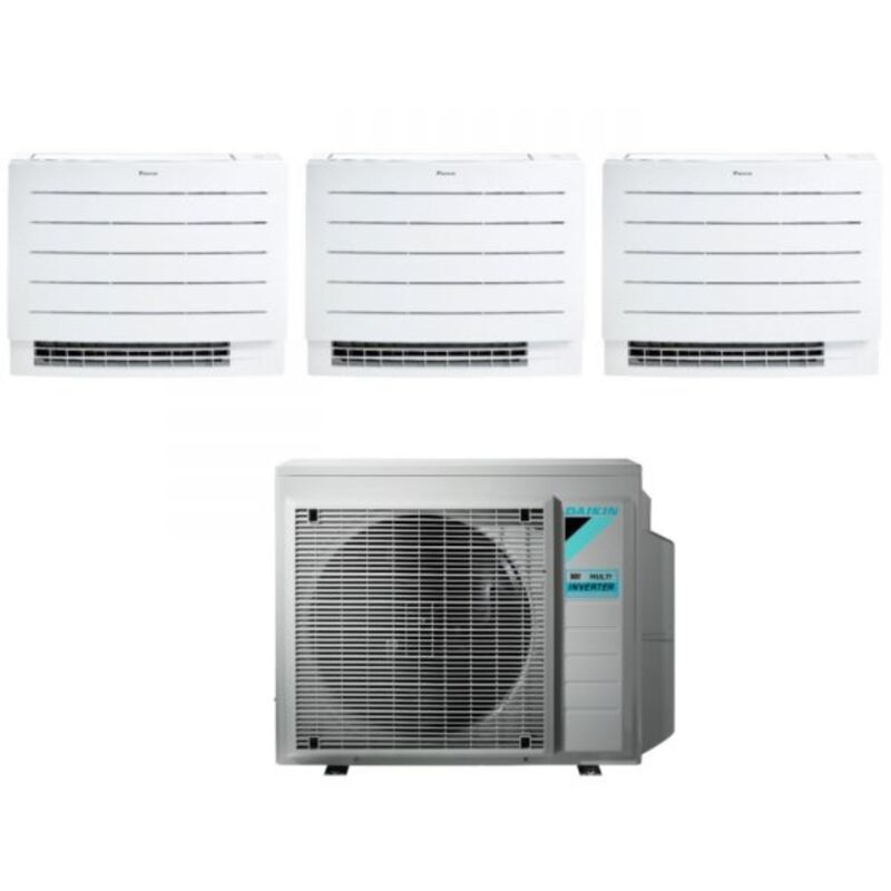 Daikin - Climatizzatore Condizionatore a Pavimento Trial Split serie perfera fvxm-a 7+7+7 con 3MXM52N R-32 Wi-Fi Integrato 7000+7000+7000 Con