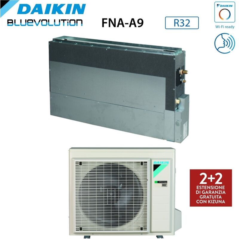 Daikin - Climatizzatore Condizionatore Bluevolution a Pavimento ad Incasso Mini Sky 18000 Btu FNA50A9 R-32 Wi-Fi Optional