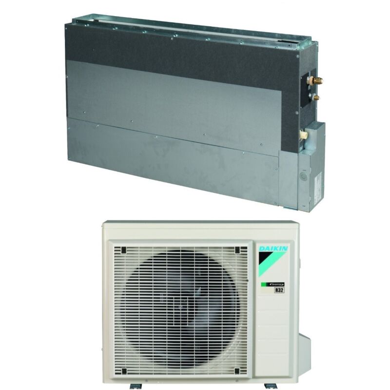 Daikin - Climatizzatore Condizionatore Bluevolution a Pavimento ad Incasso Mini Sky 9000 Btu FNA25A9 R-32 Wi-Fi Optional