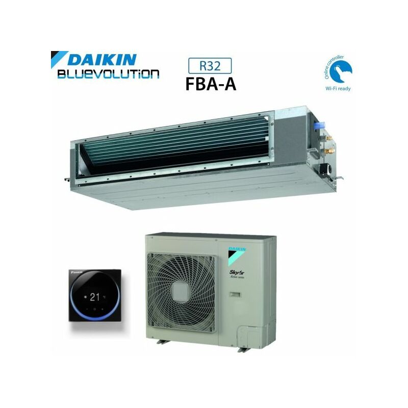 Climatizzatore Condizionatore Daikin Bluevolution Canalizzato Canalizzabile Media Prevalenza 24000 btu FBA71A + RZAG71NV1 Monofase R-32 Wi-Fi