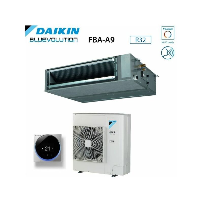 Climatizzatore Condizionatore Daikin Bluevolution Canalizzato Media Prevalenza 36000 Btu FBA100A + AZAS100MY1 Trifase R-32 Wi-Fi Optional
