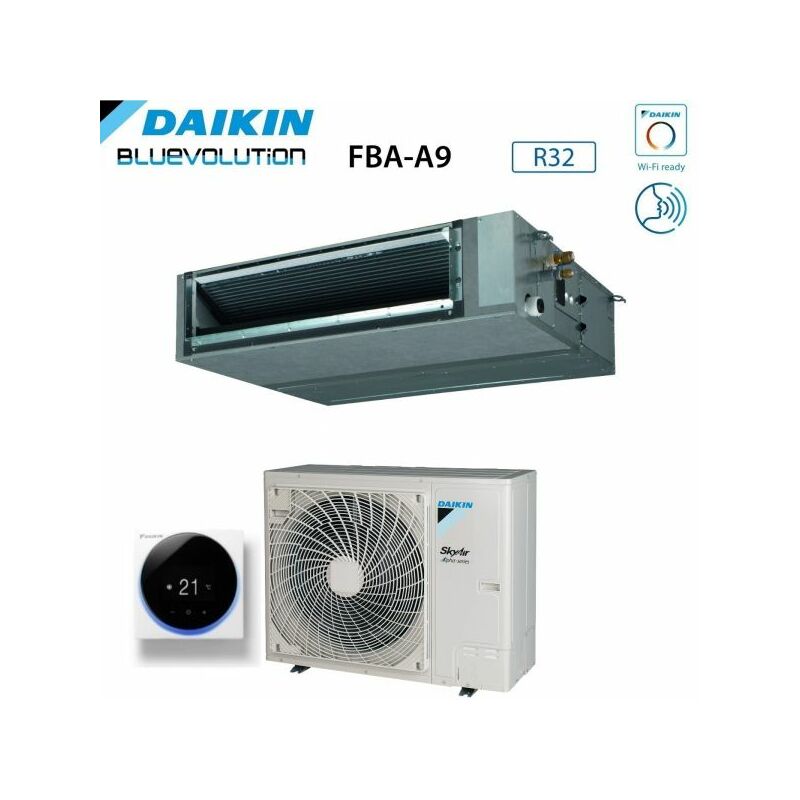 Climatizzatore Condizionatore Daikin Bluevolution Canalizzato Media Prevalenza 36000 Btu FBA100A + RZAG100NV1 Monofase R-32 Wi-Fi Optional