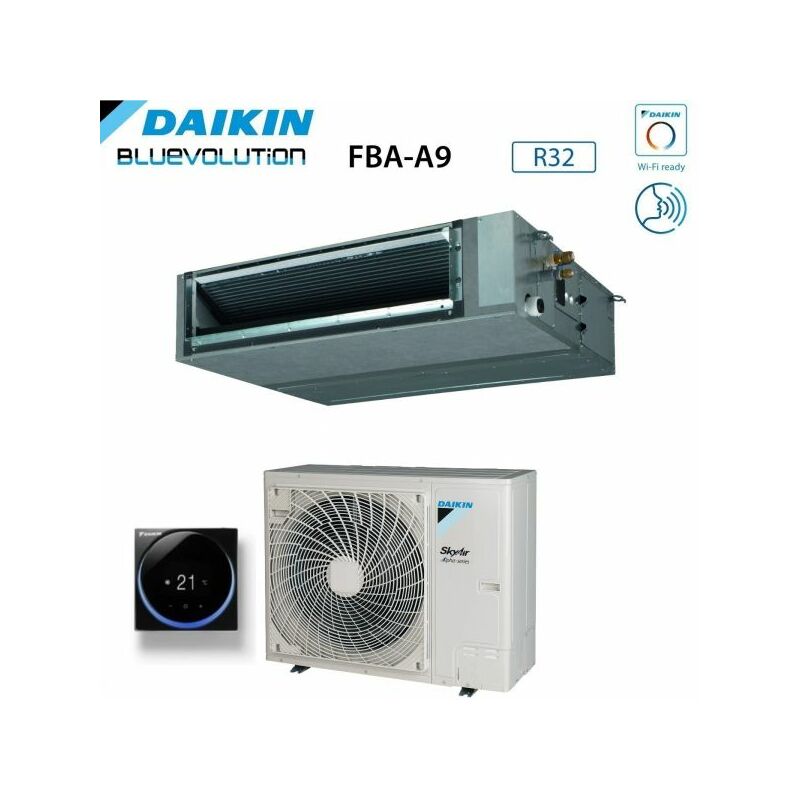Climatizzatore Condizionatore Daikin Bluevolution Canalizzato Media Prevalenza 36000 Btu FBA100A + RZAG100NY1 Trifase R-32 Wi-Fi Optional