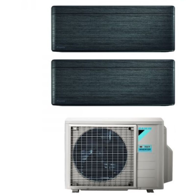 Daikin - Climatizzatore Condizionatore Bluevolution Dual Split Inverter serie stylish real blackwood 9+9 con 2MXM50A R-32 Wi-Fi Integrato 9000+9000