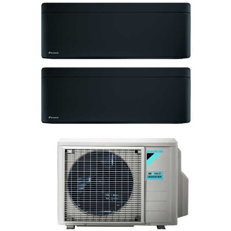 Daikin - Climatizzatore Condizionatore Bluevolution Dual Split Inverter serie stylish total blackwood 9+9 con 2MXM40A R-32 Wi-Fi Integrato 9000+9000