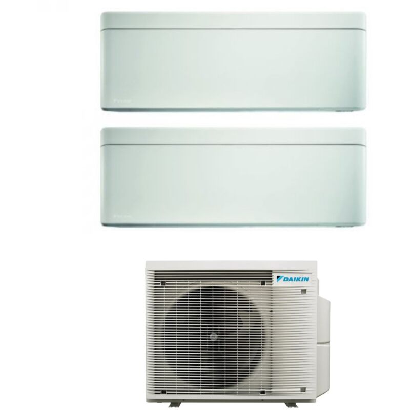 Daikin - Climatizzatore Condizionatore Bluevolution Dual Split Inverter serie stylish white 9+9 con 2MXM50A R-32 Wi-Fi Integrato 9000+9000 Colore