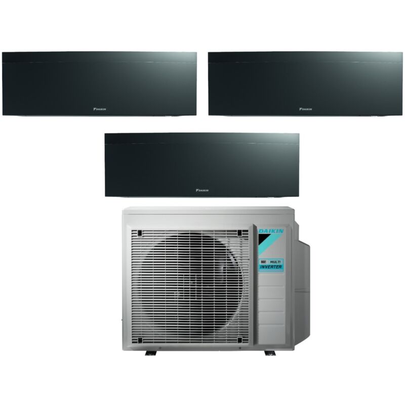 Climatizzatore Condizionatore Daikin Bluevolution Trial Split Inverter serie EMURA BLACK III 7+7+9 con 3MXM68N R-32 Wi-Fi Integrato 7000+7000+9000