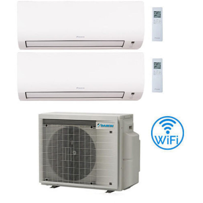 Climatizzatore GARANZIA ITALIA Daikin Comfora WIFI INCLUSO Dual Split Inverter 7000 + 7000 BTU con U.E. 2MXM40A9 Classe A+++/A++ NOVITA' 2024