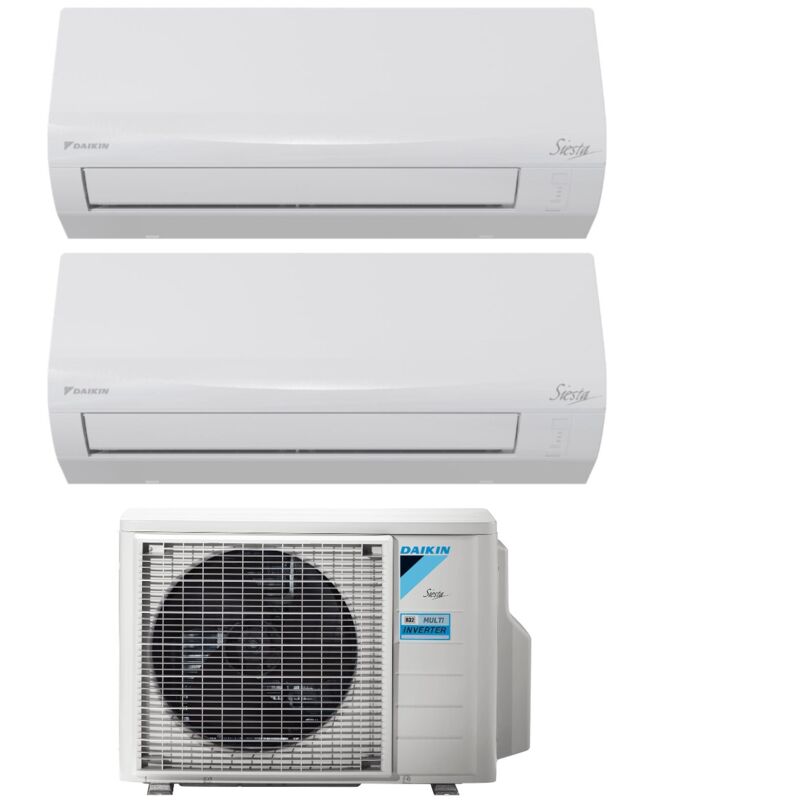 Daikin - Climatizzatore Condizionatore Dual Split Inverter serie siesta 9+12 con 2AMXF40A R-32 Wi-Fi Integrato 9000+12000