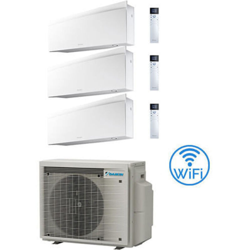 Daikin - Climatizzatore garanzia italia emura Trial Split Inverter 7000 + 9000 + 9000 btu con u.e. 3MXM40A9 Classe a+++/a++ novita' 2024