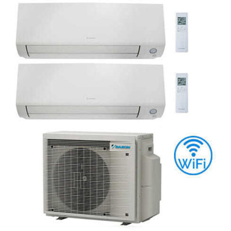 Daikin - Climatizzatore garanzia italia Perfera All Seasons Wifi Dual Split Inverter 9000 + 12000 btu con u.e. 3MXM52A9 Classe a+++/a+++ novita' 2024
