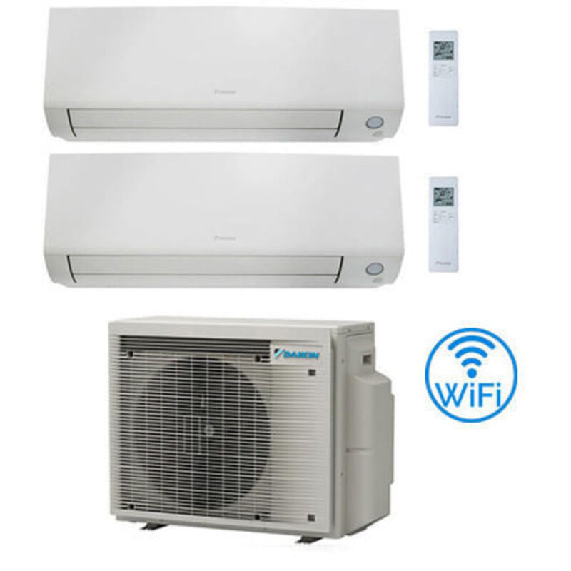 Daikin - Climatizzatore garanzia italia Perfera All Seasons Wifi Dual Split Inverter 9000 + 9000 btu con u.e. 2MXM50A9 Classe a+++/a++ novita' 2024