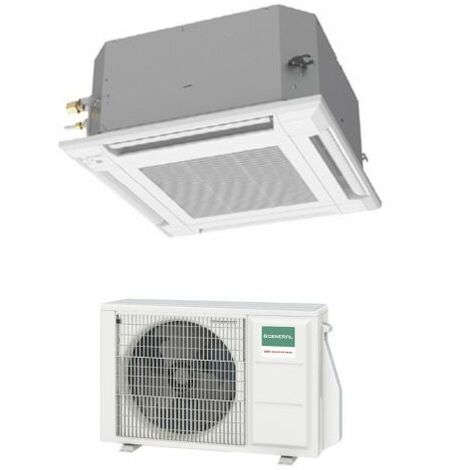 Climatizzatore Condizionatore General Fujitsu Cassetta a 4 Vie Inverter serie KVLA 12000 Btu AUXG12KVLA R-32 Wi-Fi Optional Griglia Inclusa R-32,Comando Remoto Compatto a Filo Semi-Incasso UTY-RCRGZ1