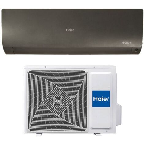 Climatizzatore Condizionatore Haier Inverter serie FLEXIS PLUS BLACK 12000 Btu AS35S2SF1FA-MB3 R-32 Wi-Fi Integrato Classe A+++/A++ Colore Nero