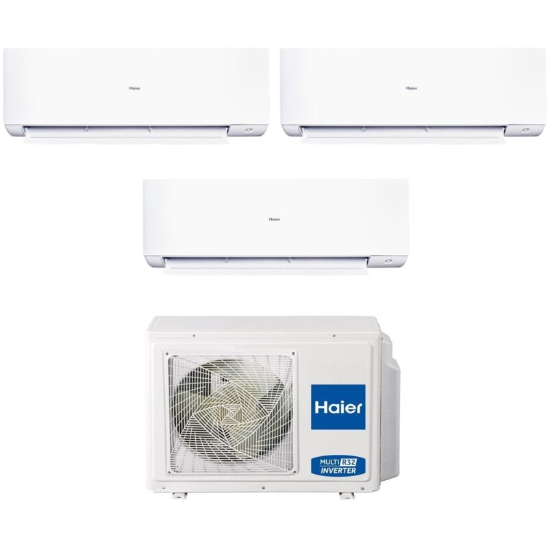 Climatizzatore Condizionatore Haier Trial Split Inverter serie expert 7+9+12 con 3U70S2SR5FA R-32 Wi-Fi Integrato 7000+9000+12000