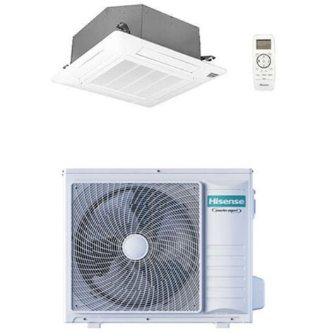 Climatizzatore Condizionatore Hisense Cassetta Round-Flow Serie Super R32 36000 BTU AUC105UR4RKC8 INVERTER Classe A++/A+
